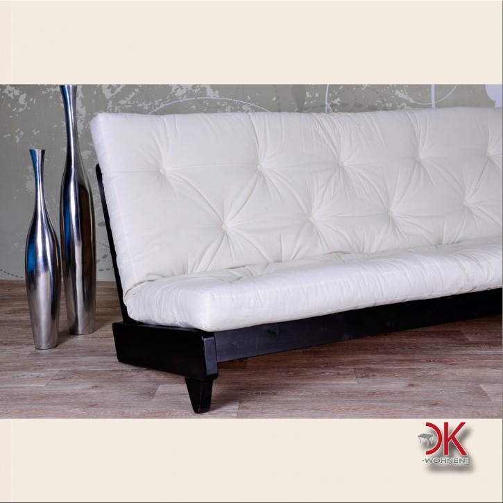 Karup FRESH Schlafsofa Kiefer massiv schwarz inkl. 1B Matratze in blau Muster Abholung