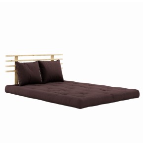 Futonmatratze für Bett Comfort Karup 160x200cm braun dick Abholung